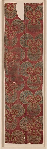 Textile with Large Chintamani Design
