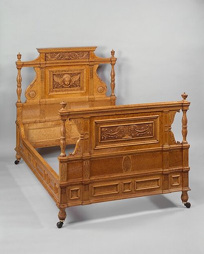 Bedstead from the Henry Gurdon Marquand House, New York City