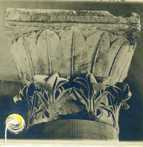 Capital with Acanthus and Palm Leaves