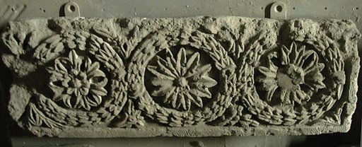 Fragment of a Frieze with a Sequence of Roundels Enclosing Rosettes