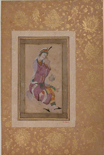 Seated Woman Curling her Hair
