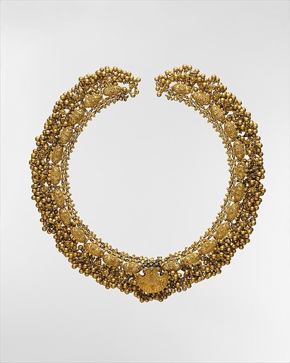 Necklace with Filigree and Beads