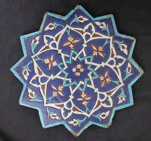 Twelve-Pointed Star-Shaped Tile