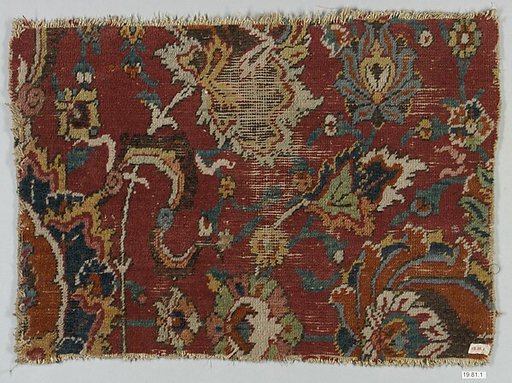 Fragment of a Floral Carpet