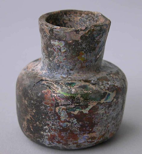 Two Glass Inkwells