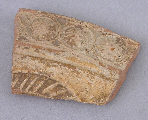 Fragments of Molded Glazed Ceramics