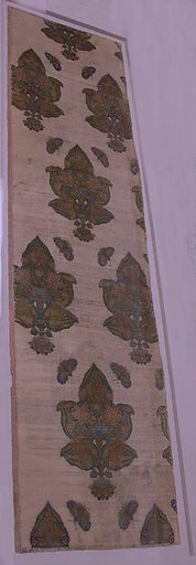 Velvet with Pattern of Butterflies and Flowers
