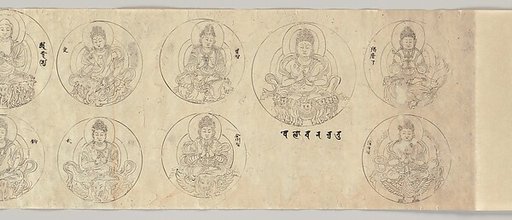Scroll of Deities of the Diamond World Mandala