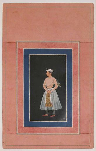 "Portrait of a Prince (Shah Jahan ?)", Folio from the Davis Album
