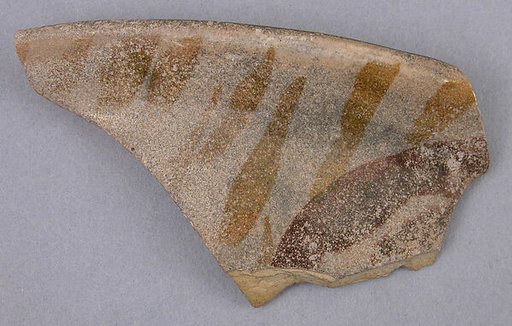 Fragment of a Two-Colored Luster-Painted Bowl