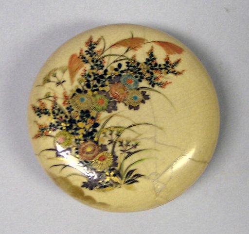 Incense Box with Design of the Seven Flowers of Autumn
