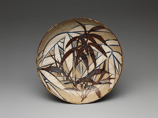 Dish with Bamboo Leaves