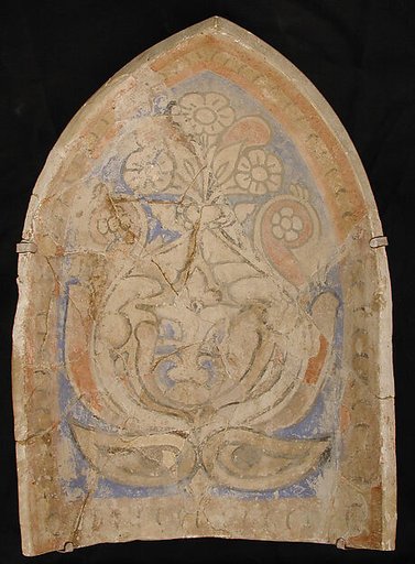 Element from a Stalactite Squinch (Muqarnas)