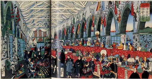 Picture of a Prosperous English Trading Firm in Yokohama