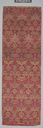 Loom Width with Floral and Tiger-stripe Design