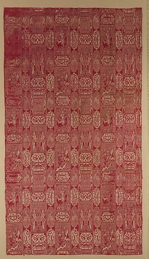 Textile Depicting a Scene from Nizami's Khamsa