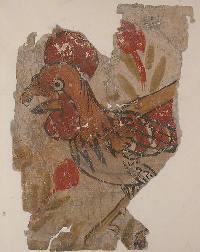"Rooster", Folio from a Dispersed Manuscript