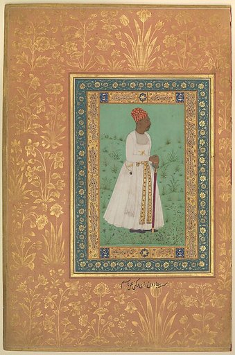 "Portrait of Jadun Rai Deccani", Folio from the Shah Jahan Album