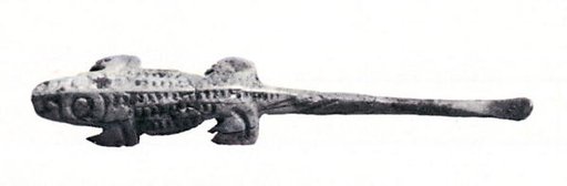 Ear Pick in the Shape of an Alligator