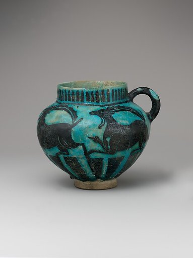 Cup with Running Ibexes