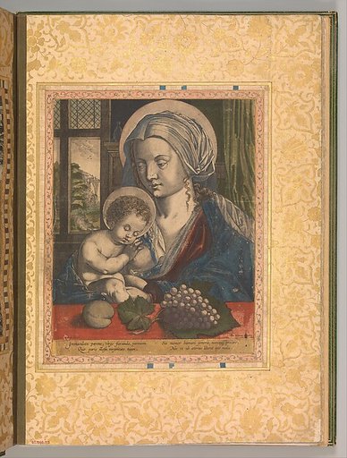 "Virgin and Child," Folio from the Bellini Album