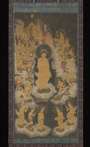 Welcoming Descent of Amida and Bodhisattvas
