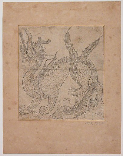 Dragon in Rocky Landscapes