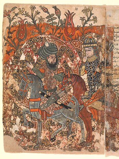"Burzuya's Mission" Folio 5v, 6r from a Kalila Wa Dimna of Bidpai