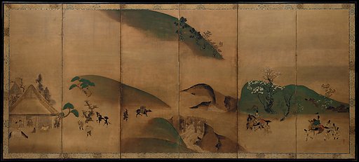 Royal Visit to Ōhara, from The Tale of the Heike