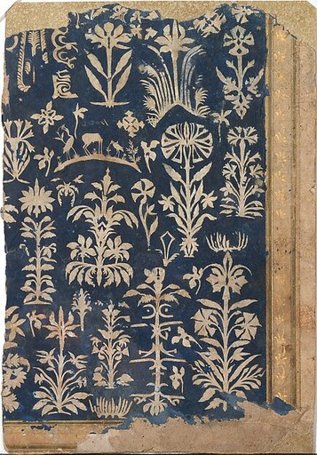 Album Page with Cut-Paper Decoration