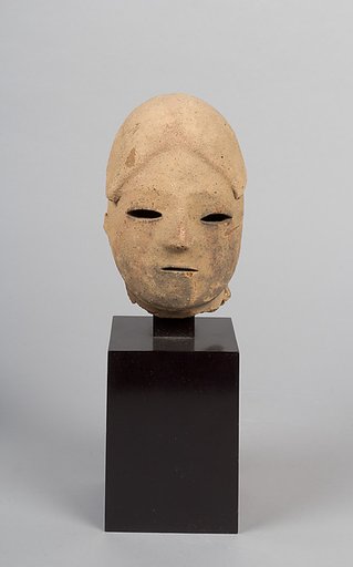 Head of a Male Haniwa Figure