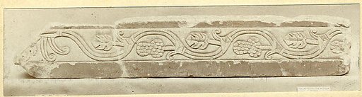 Fragment of a Cornice with Vines