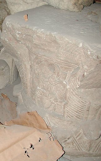 Capital with Palm Leaves