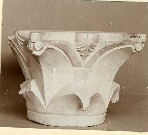 Capital with Acanthus and Palm Leaves