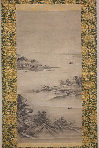River Landscape in Evening