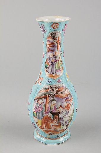Vase with ladies and boys