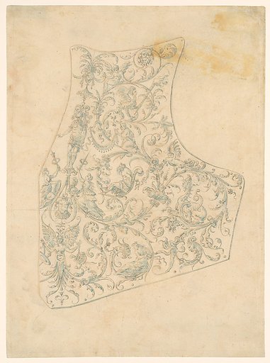Design for the Breastplate of a Suit of Armor