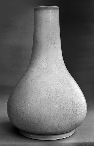 Vase with floral pattern