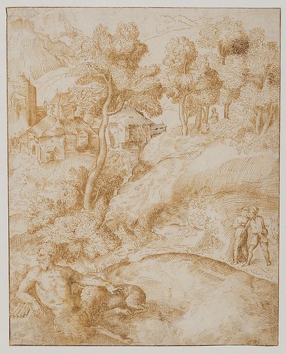 Landscape with a Satyr