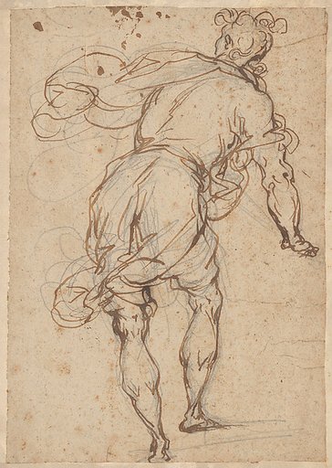 Male Figure Seen from Behind
