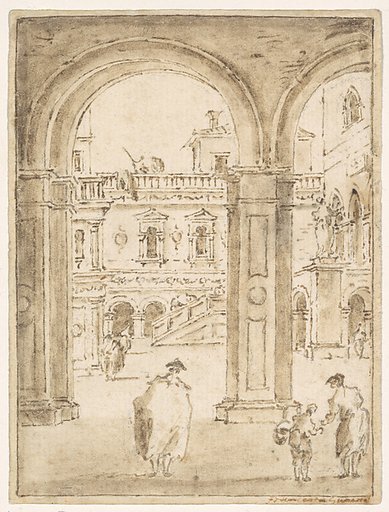 The Courtyard of the Doges' Palace