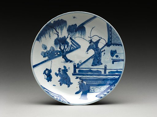 Dish with scene of Duke Ling of Jin