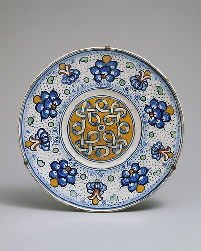 Maiolica: Plate (tagliere)