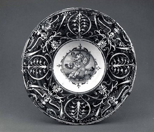 Maiolica: Plate (tondino)