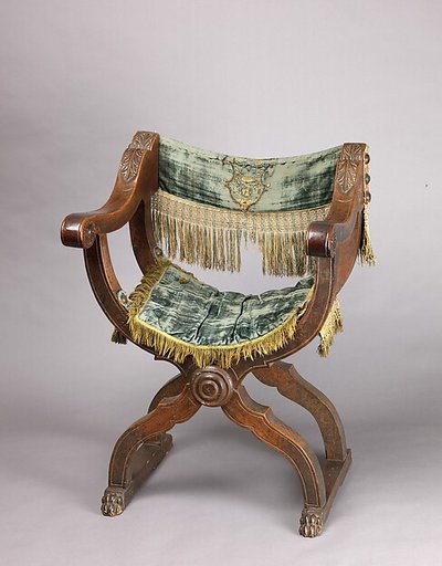 Hip-joint armchair (Dantesca type, associated with 1975.1.1971 a,b)