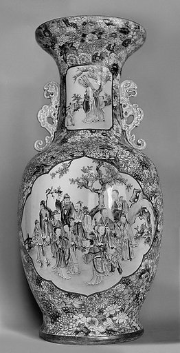 Vase with immortals