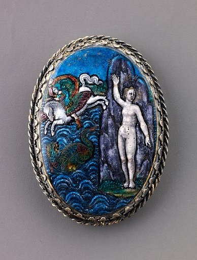 Watchcase cover: Perseus and Andromeda