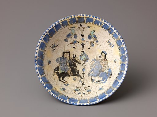 Bowl, Mina'i ("enameled") ware