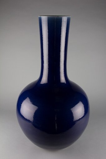 Vase in the shape of a bottle