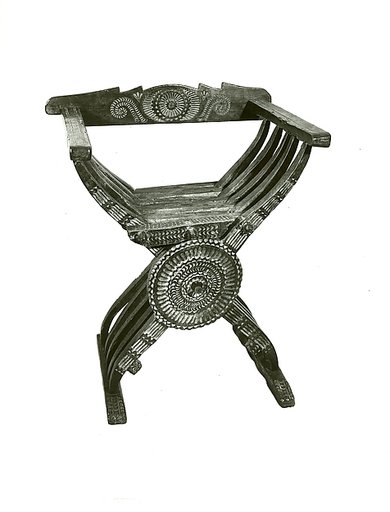 Folding armchair (sedia a Savonarola)